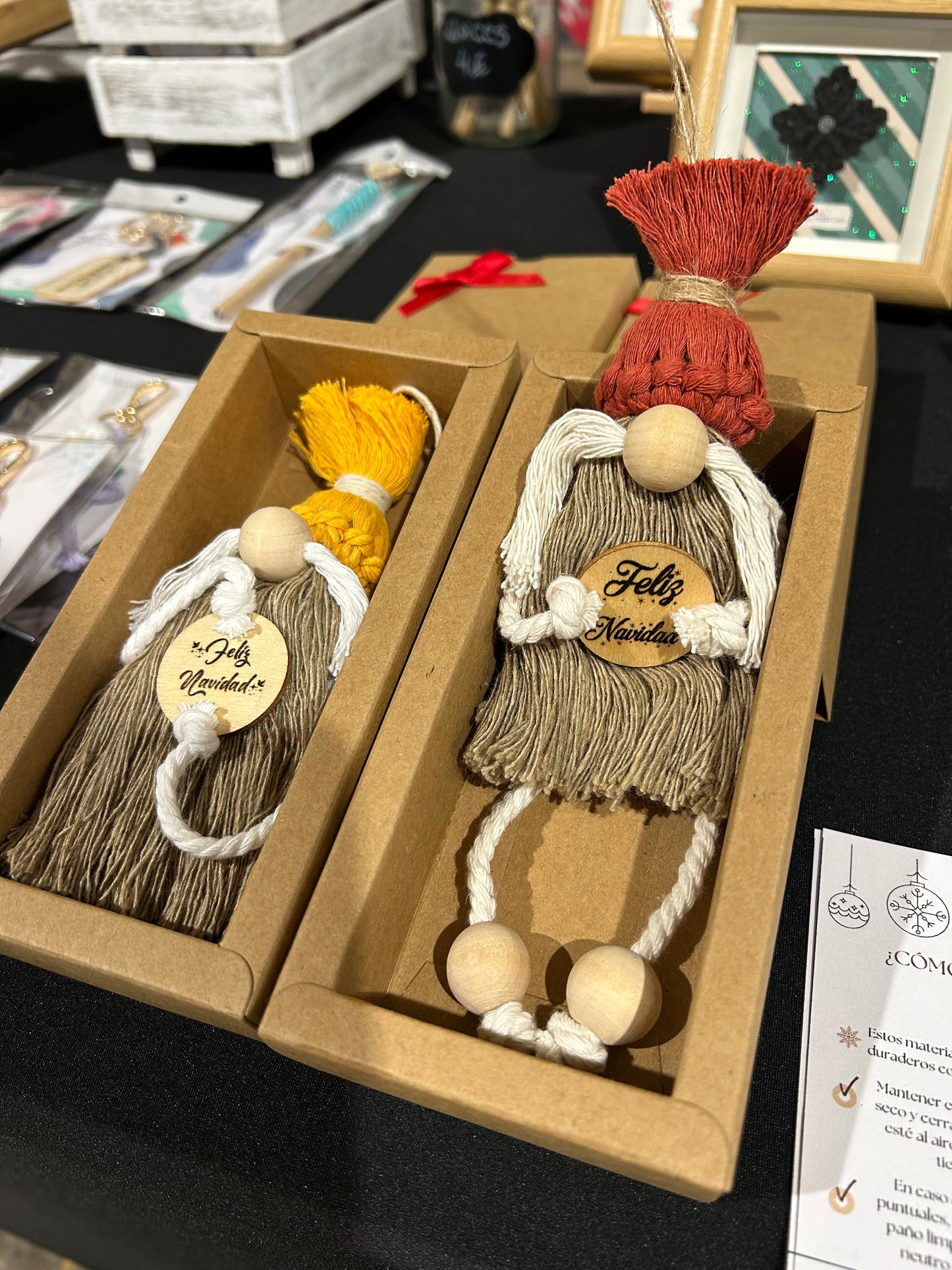 Gnomos navideños personalizados