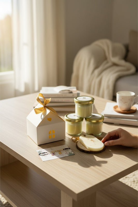 CHRISTMAS PACK: Charm Bracelet + Pudding Candle + Solid Air Freshener