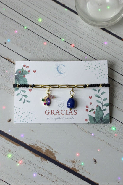 CHRISTMAS PACK: Charm Bracelet + Pudding Candle + Solid Air Freshener