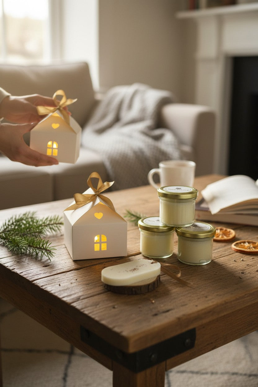CHRISTMAS PACK: Charm Bracelet + Pudding Candle + Solid Air Freshener