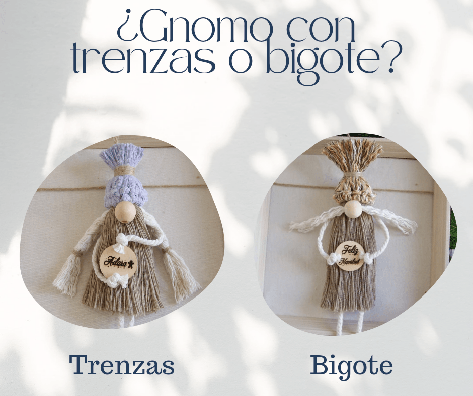 Gnomos navideños personalizados