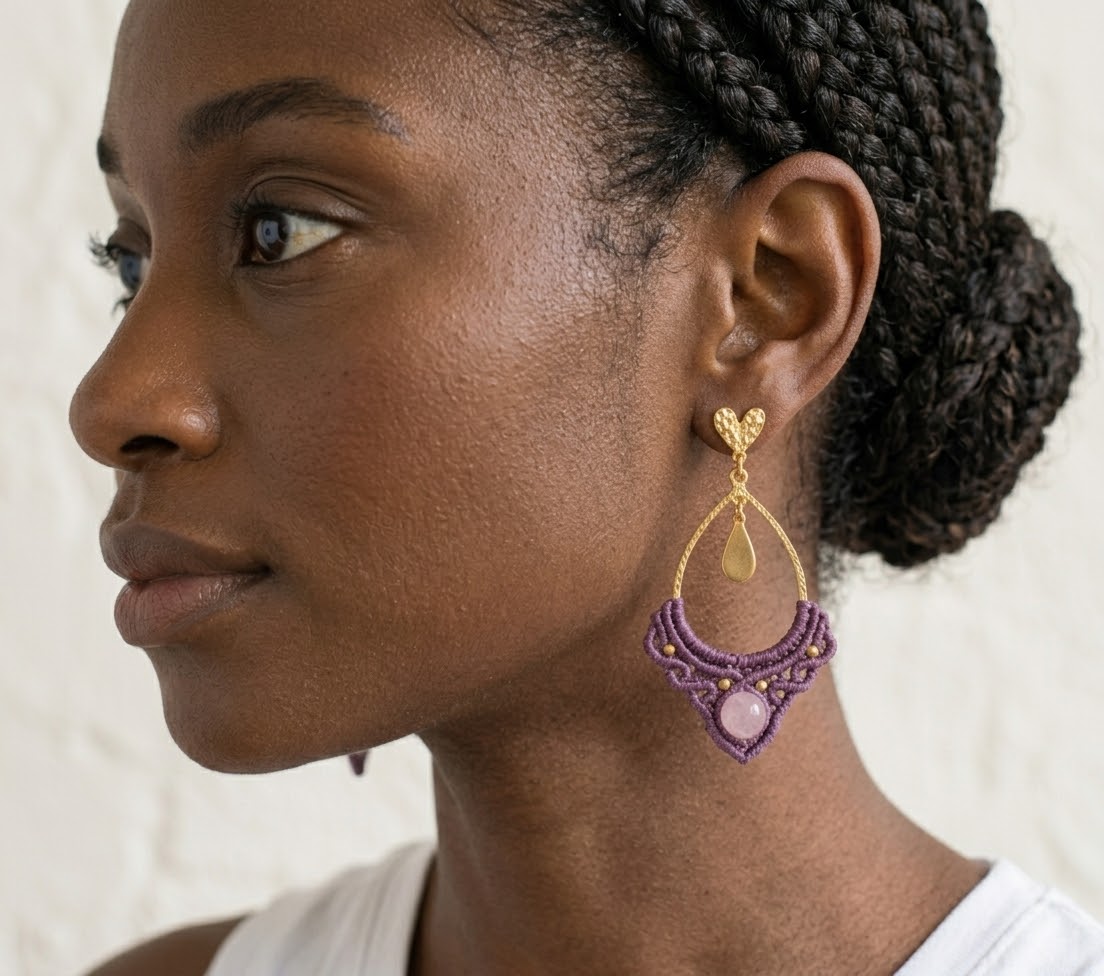 joyas de macramé