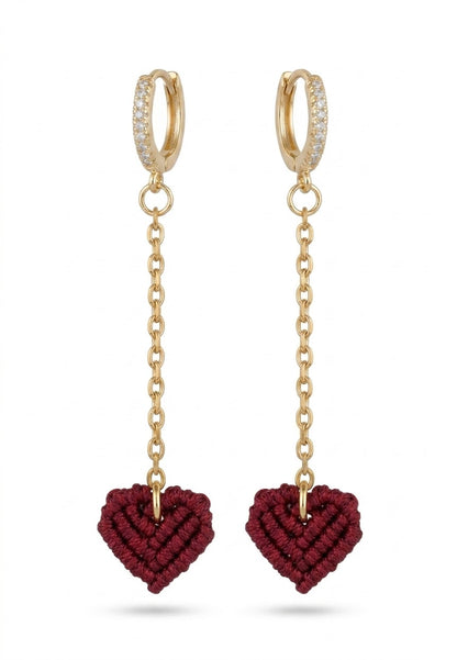 pendientes largos y originales