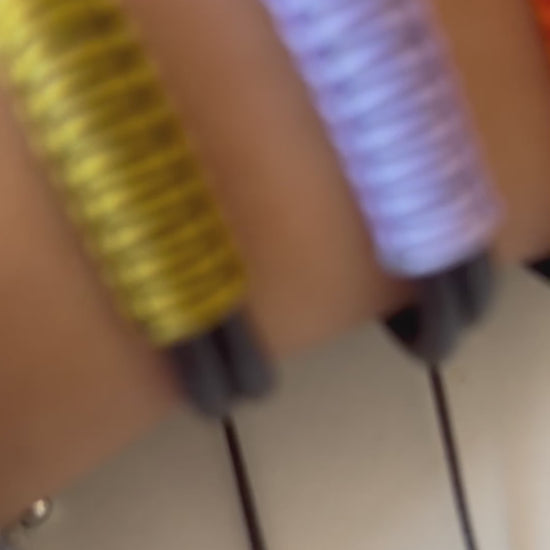pulseras de cuero y nailon hechas a mano en españa coloridas para hombre